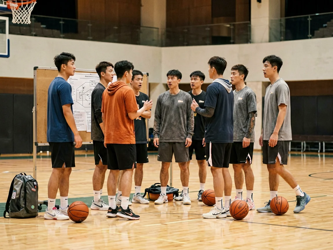 体育赛场准备，张家齐
